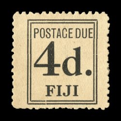 S.G. D5, 4p Black postage due, wide setting, well centered within huge margins, crisp impression, tiny tear at top, otherwise very fine only 372 printed signed H. Bloch and
accompanied by a clear 2008 BPA certificate ex-Cole, Samos (Sco