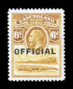 S.G. O1-4, 1934 12p - 6p OFFICIAL overprints cplt., an amazingly fresh and choice set of these extraordinarily rare officials, gorgeous vibrant colors throughout, well centered,
o.g., with each being very lightly hinged only once, extremely f