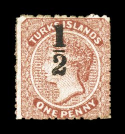 S.G. 24, 1881 12 on 1p Dull red, setting 11, Ty. 14, bright color, large part o.g., fine 2008 BPA certificate (Scott 13 $600.00).