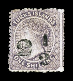 S.G. 36, 1881 2 12 on 1- Lilac, setting 8, surcharge type 23, unused, bright color, fine 2008 BPA certificate (Scott 31 $850.00).