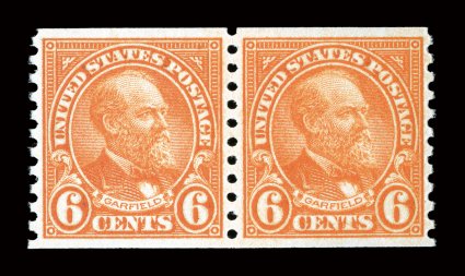 723, 6c Deep orange, extraordinarily well centered, strong color and impression, o.g., n.h., extremely fine 2008 PSE certificate (Superb 98 SMQ $280.00) only two stamps grade
higher.