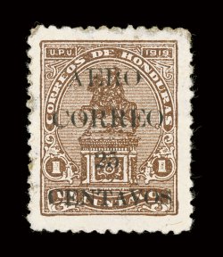 Sanabria 1-2, 1925 25c on 1c Chocolate and 25c on 2c Carmine rose, well centered, former with traces of o.g., latter with full o.g., small faults, fine-very fine appearance a
very rare set that is almost never found in the marketplace each sig