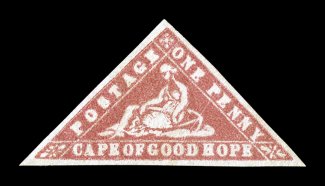 S.G. 13a, 1861 1p Carmine Wood Block, an immensely rare mint example of the true Carmine shade, one of just a few certified mint examples extant, this being one of the finest
available, possessing an outstanding overall freshness, with dee