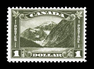 162-77, 1930-31 1c-$1.00 King George V Arch  leaf issue cplt., post office fresh set, strong colors, o.g., n.h., fine-very fine (Unitrade C$1,653.00).