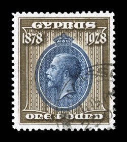 114-23, 1928 34pi-£1 50th Anniversary of British Rule cplt., attractive used set, fresh colors, all with neat c.d.s. cancels, very fine (S.G. 123-32 £375).