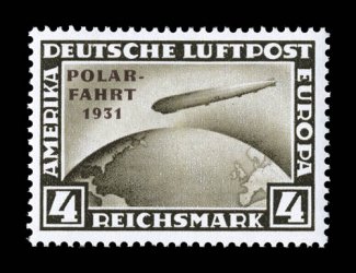 C40-42, 1931 1M-3M Graf Zeppelin Polar Flight cplt., quite fresh, o.g., minor h.r., very fine (Michel 456-58 Ç900).