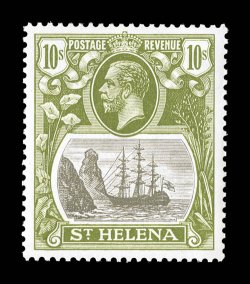 79-93, 1922-37 12p-10- King George V Badge of the Colony, select quality set, all well centered and with bright fresh colors, o.g., n.h., very fine actually quite scarce to
find never hinged (S.G. 97-112 for hinged £300).