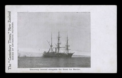1907-09 British Antarctic Expedition, The Canterbury Times, New Zealand series of twelve picture post cards, being Series 2 complete, all with green address backs, exactly as
the previous lot, except all have been postally used to the same addr