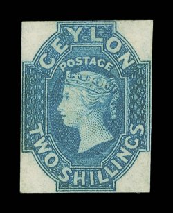 2- dull blue, unused with small part original gum, small margins all round, fresh and very fine. Friedl Certificate (1982). Sc. 13, S.G. 12, £6000. provenance: A. Caspary,
February 1958 J.K. Lilly, March 1967
