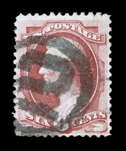 137 var., 6c Carmine with grill, split and end roller grill varieties, a scarce group of four different grill varieties on this difficult stamp, including two with H grills,
one split horizontally and one split vertically, an I grill split h