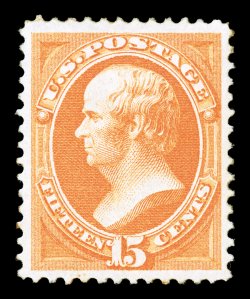 152, 15c Bright orange, a magnificent mint example of a stamp that is missing in the vast majority of even the most advanced collections we see, being one of the finest in
terms of its overall condition we have ever had the pleasure to offer, bo