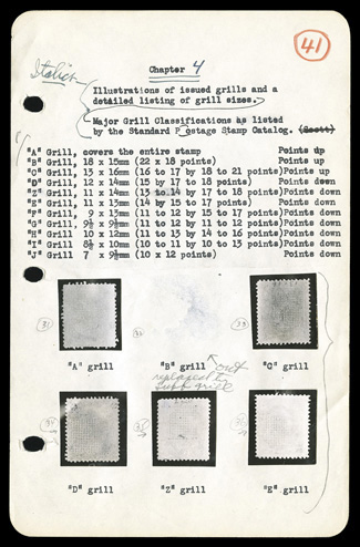 Lester Brookman, Manuscript and photographic material from his estate, the most interesting of which is his working manuscript of the grilled issues, which is 128 pages of his
typewritten notes, along with accompanying photographs and some ha