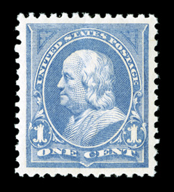 246, 1c Ultramarine, a highly select mint example, remarkably well centered within large balanced margins, marvelously bright and fresh, o.g., never hinged, an extremely fine
gem 2002 PF certificate for block of four, this being the bottom left