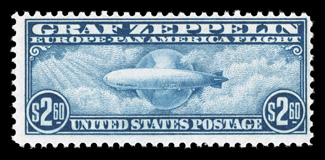 C13-15, 65c-$2.60 Graf Zeppelins cplt., strong colors, o.g., never hinged, fine each is accompanied by a 2008 PSE certificate.