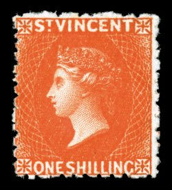 S.G. 31, 1880 1- Bright vermilion, unused, deep prooflike color and impression, fine 2005 BPA certificate (Scott 28A $900.00).