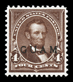 4 var., 4c Lilac brown, Paris Exhibition special printing, extraordinarily well centered and margined, rich luxuriant color and a deeply etched impression, o.g., lightly
hinged, red Special Surcharge handstamp and ms. pencil J.M.B. (Bartels)