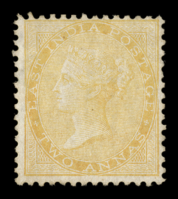 S.G. 43, 1863 2a Yellow, unused (no gum), radiant color on fresh paper, fine 2003 Sismondo certificate.