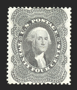 37, 24c Gray lilac, unused with traces of gum, wonderfully fresh, with rich color and crisp impression, precisely centered, extremely fine 1981 PF certificate.