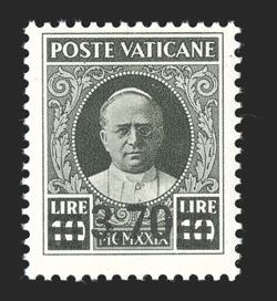 35-40, 1934 40c-3.70 Surcharges cplt., o.g., l.h., fine-very fine set (Sassone 35-40 Ç1,800).
