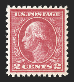 500, 2c Deep rose, Ty. Ia, select mint single, remarkably fresh and bright, with intense characteristic color, wonderfully well centered, immaculate o.g., n.h., extremely fine
2000 PSE certificate.