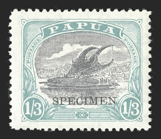 S.G. 127s-28s, 1932 9p and 13 Lakatois, with overprinted Specimen cplt., fresh colors, o.g., lightly hinged, very fine and scarce.