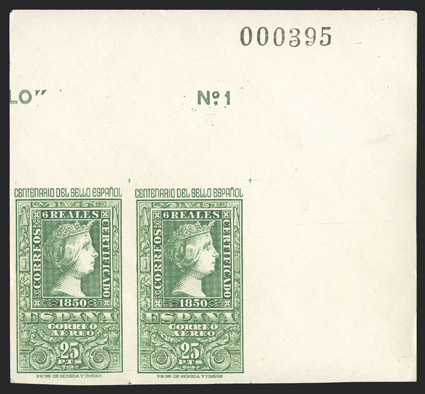 776-779, C127-130, 1950 50c-20P Stamp Centenary cplt., horizontal pairs with sheet-margins, including corner margins, o.g., n.h., extremely fine set.