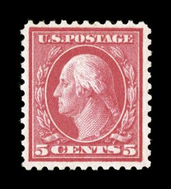 505, 5c Rose error, well centered and margined, strong rich color, o.g., n.h., very fine 2000 PF certificate.