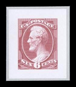 145P2-66P2, 1c-90c Bank Notes, small die proofs cplt., each is affixed to a small portion of the original Roosevelt album page, all with large even margins, lovely bright
colors, 1c and 2c values with tiny tones specks in the margins, 10c with s