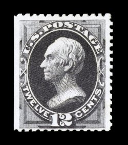 173, 12c Dark violet special printing, without gum as issued, another desirable example of this rare special printing, deep intense color and impression on bright white paper,
attractively centered, very fine 1990 PF certificate.