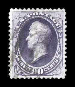 218, 90c Purple, used, excellent centering, attractive color, lightly cancelled, extremely fine 2006 PSE certificate.