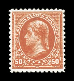 260, 50c Orange, well centered, strong bright color, o.g., l.h., very fine 1986 PF certificate.