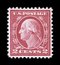 546, 2c Carmine rose coil waste, Ty. III, perf. 11, beautifully centered, exceedingly bright and fresh, o.g., lightly hinged, extremely fine and choice 1987 PF
certificate.