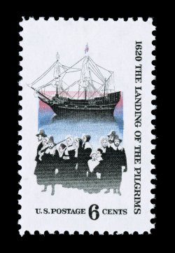 1420a, 6c Landing of the Pilgrims, with orange and yellow omitted, o.g., n.h. (tiny spot of gum disturbance), very fine.
