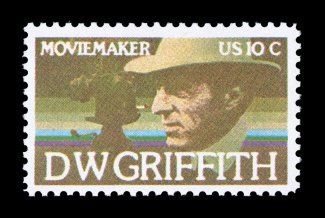 1555a, 10c D.W. Griffith, engraved brown omitted, o.g., n.h., very fine.