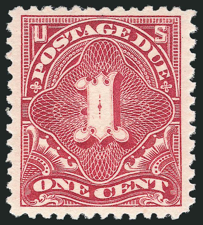 1c-3c Deep Claret (J31-J33).> Mint N.H., very attractive margins, 1c especially so, rich colors, fresh and Fine-Very Fine
