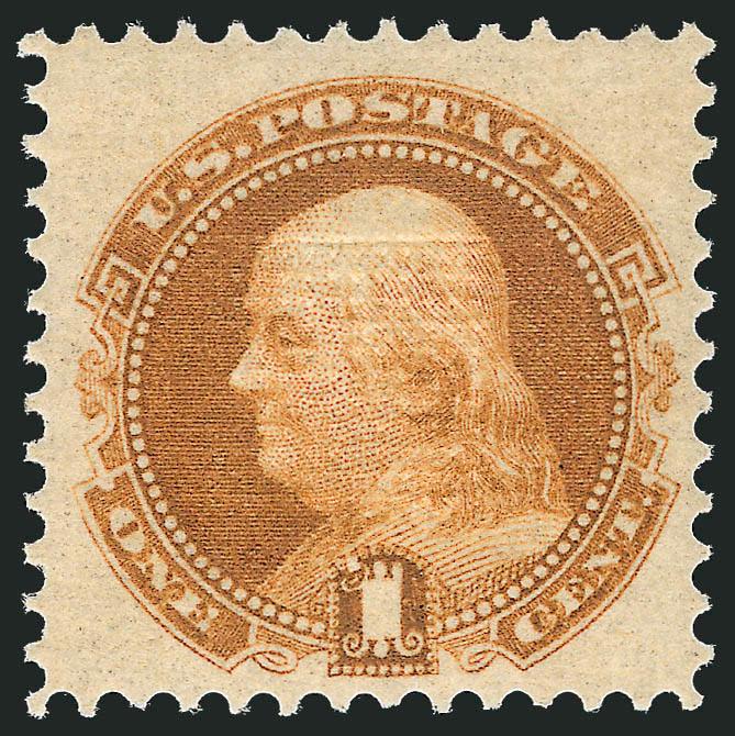 1c Buff (112). Mint N.H.,> radiant color, Very Fine and choice, with 2006 P.S.E. certificate for pair, Scott Retail as hinged