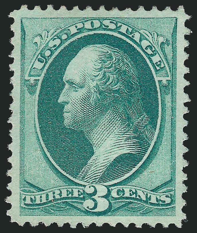 3c Green, Grill (136).> I. Grill, unused (no gum), clearly-defined grill, brilliant color and gorgeous centering, Extremely Fine Gem example of the scarcer I Grill, with 2010 P.S.E. certificate (XF-Superb 95
SMQ $540.00 without taking into account t