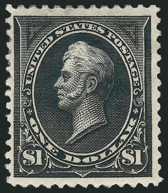 $1.00 Black, Ty. II (261A).> Original gum, h.r., couple trivial flaws, Fine appearance