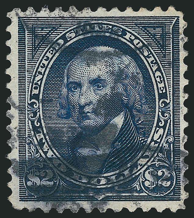 $2.00 Bright Blue (262).> Rich color, bold duplex cancel, Very Fine, difficult to find in sound used condition, with 2007 P.F. certificate