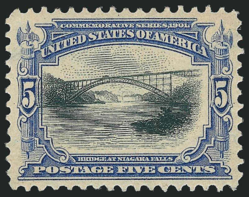 5c Pan-American (297).> Mint N.H., choice margins and centering, crisp impression on fresh paper, Extremely Fine, with 2010 P.S.E. certificate