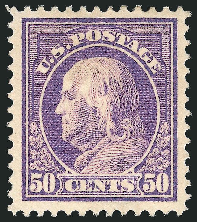 50c Violet (421).> Bright color and precise centering, Extremely Fine, with 2003 P.F. certificate