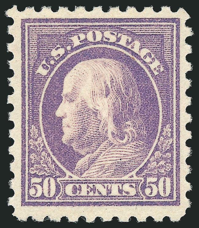 50c Light Violet (477).> Choice margins and attractive centering, lovely pastel color, lightly hinged, Very Fine, with 2009 A.P.S. certificate
