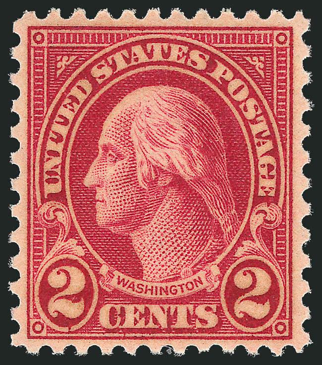 2c Carmine, Ty. II (634A).> Mint N.H., unusually well-centered, Very Fine and choice, with 2005, 2006 and 2008 P.F. certificates (VF-XF 85)