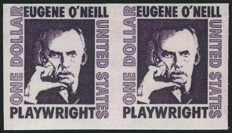 $1.00 Dull Purple, Coil, Imperforate (1305Cd).> Mint N.H. pair, fresh and Fine, only 50 pairs recorded