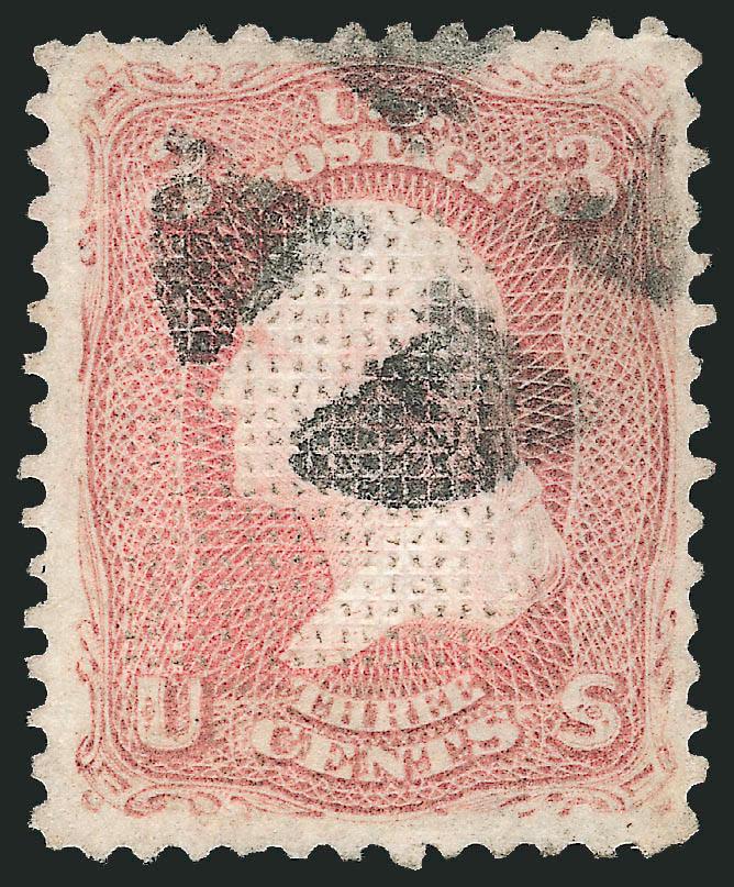 1867-68 Grilled Issue Balance.> Five used stamps, Nos. 83, 85, 94-96, few small flaws incl. No. 83 light diagonal crease, appear Very Fine, three with certificates