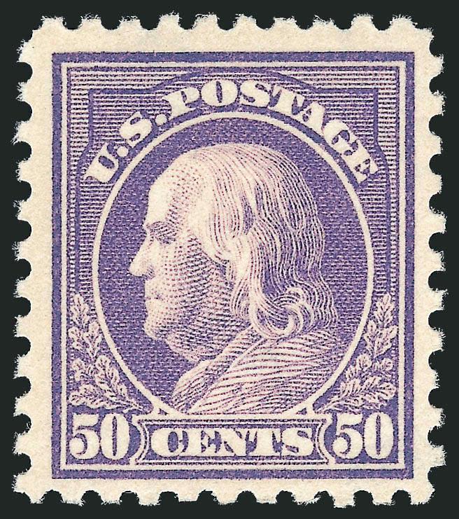 1c-50c 1913-15 Issue (424-440).> Fresh and bright, 9c and 10c Mint N.H., Fine-Very Fine