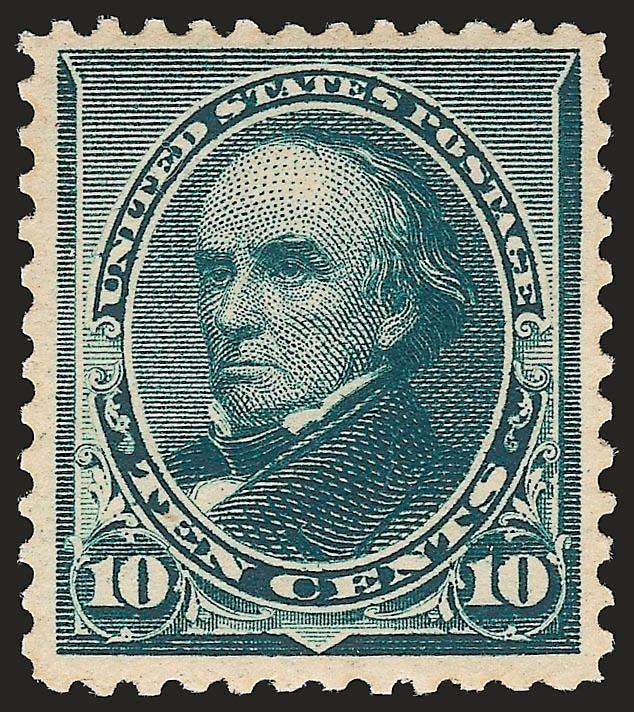 10c Green (226).>O.g. with brownish gum (not noted as such on accompanying certificate), intense shade and impression, Very Fine and choice, with 1987 and 2007 P.F. certificates