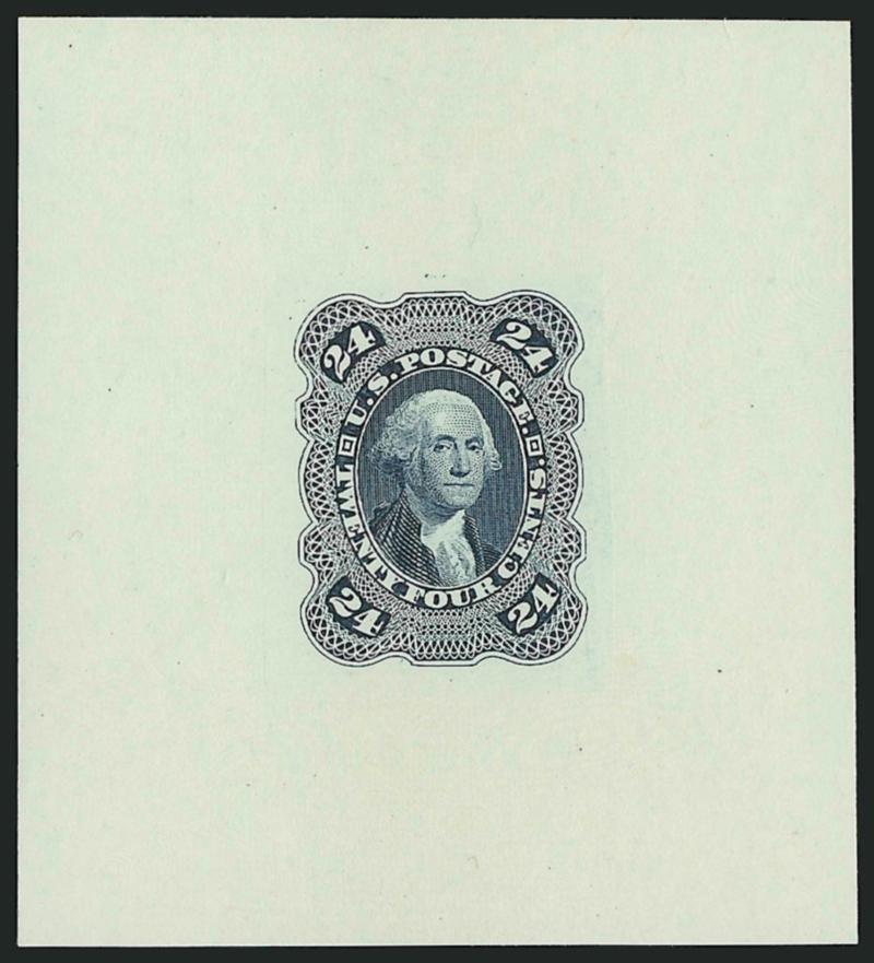 Toppan, Carpenter & Co., 24c Washington, Schernikow Die Essays (70-E4i to 70-E4l).> One of each, approximately 59 x 59mm, Very Fine