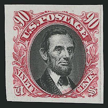 1c-90c 1869 Pictorial, Plate Proofs on India (112P3122P3).> Incl. one 15c with part imprint at bottom and two 24c with different colors of vignette, the 1c, 2c and 10c also with sheet margin at one side, Very
Fine group