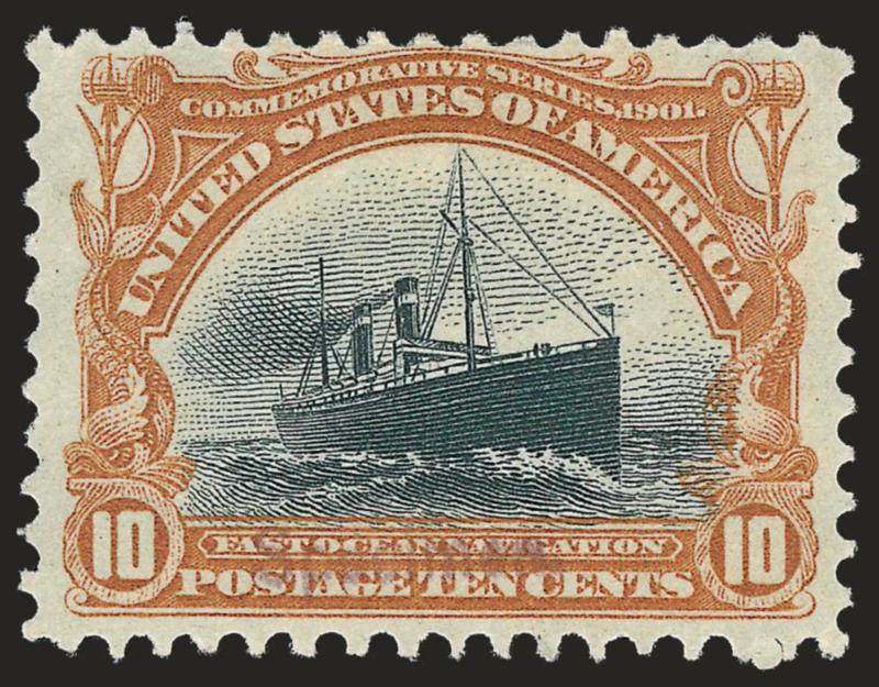 1c-10c Pan-American, Specimen Ovpt., Ty. E (294S-299S).> Unused (no gum), bright colors, Fine-Very Fine set